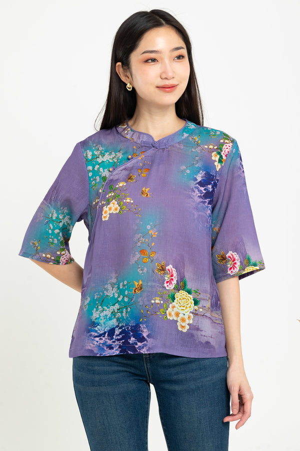 SISTER'S - Cotton Shirt Cheongsam (Katun) 7568 (JSZ)
