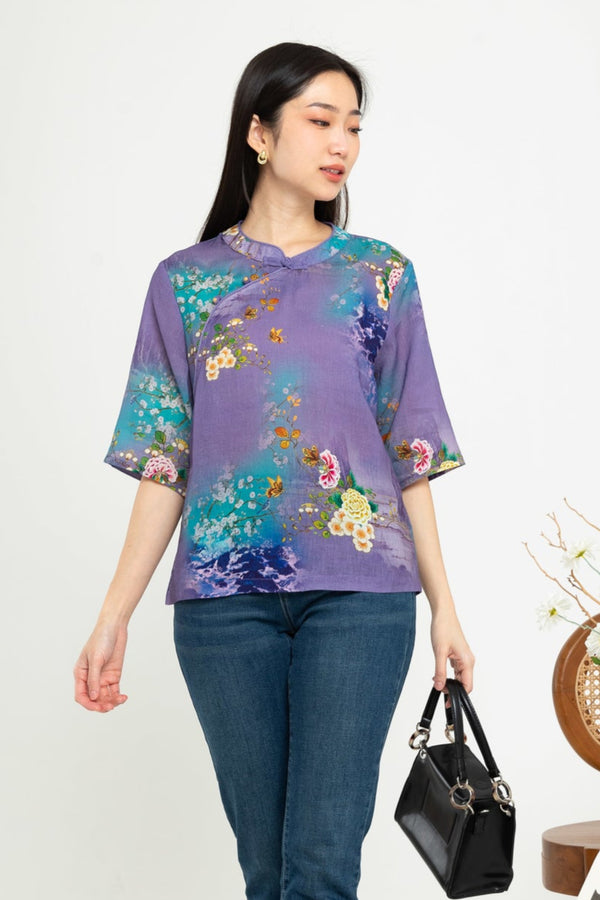 SISTER'S - Cotton Shirt Cheongsam (Katun) 7568 (JSZ)