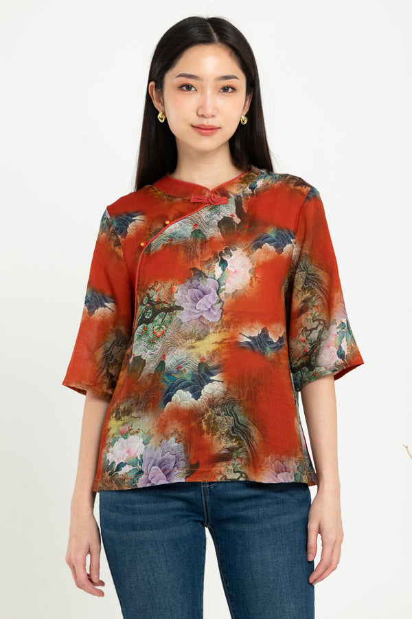 SISTER'S - Cotton Shirt Cheongsam (Katun) 7568 (JSZ)