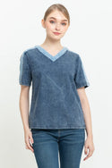 N2 - Denim Top 7540