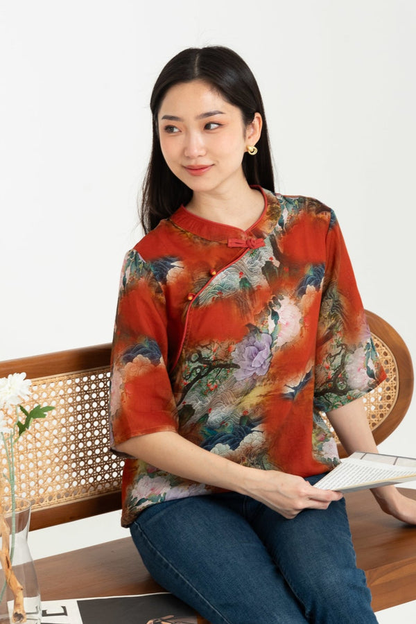 SISTER'S - Cotton Shirt Cheongsam (Katun) 7568 (JSZ)