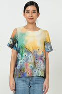 SISTER'S - Cotton Linen Top (Katun Linen) N567 ZE