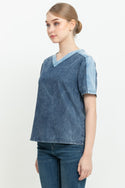 N2 - Denim Top 7540
