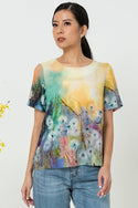 SISTER'S - Cotton Linen Top (Katun Linen) N567 ZE