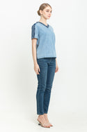 N2 - Denim Top 7540