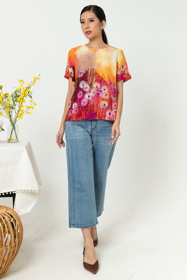 SISTER'S - Cotton Linen Top (Katun Linen) N567 ZE