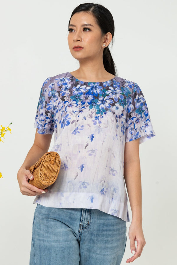 SISTER'S - Cotton Linen Top (Katun Linen) N568 ZE