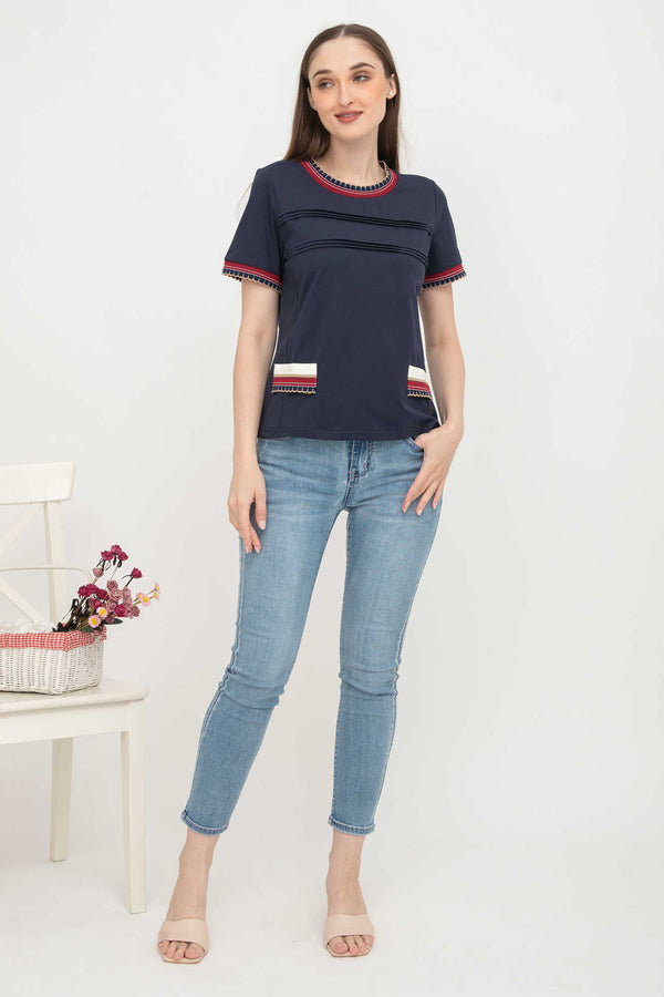 ELLAMOSS - Cotton Combed Top (Kaos) 7411 ZE