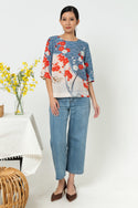 SISTER'S - Cotton Linen Top (Katun Linen) N529 ZE