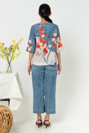 SISTER'S - Cotton Linen Top (Katun Linen) N529 ZE