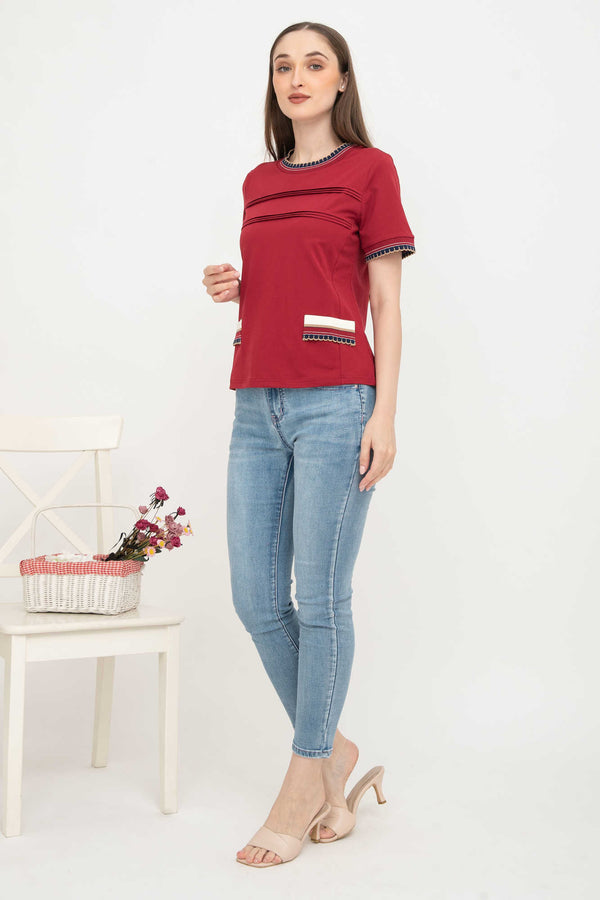 ELLAMOSS - Cotton Combed Top (Kaos) 7411 ZE