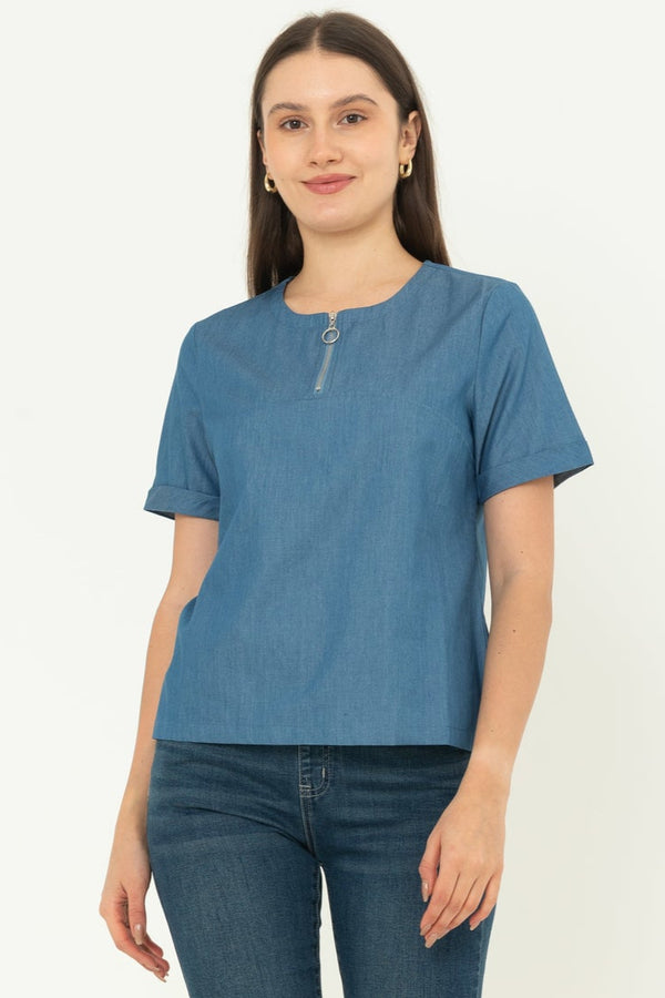 ANNABELLA - Denim Top 7487