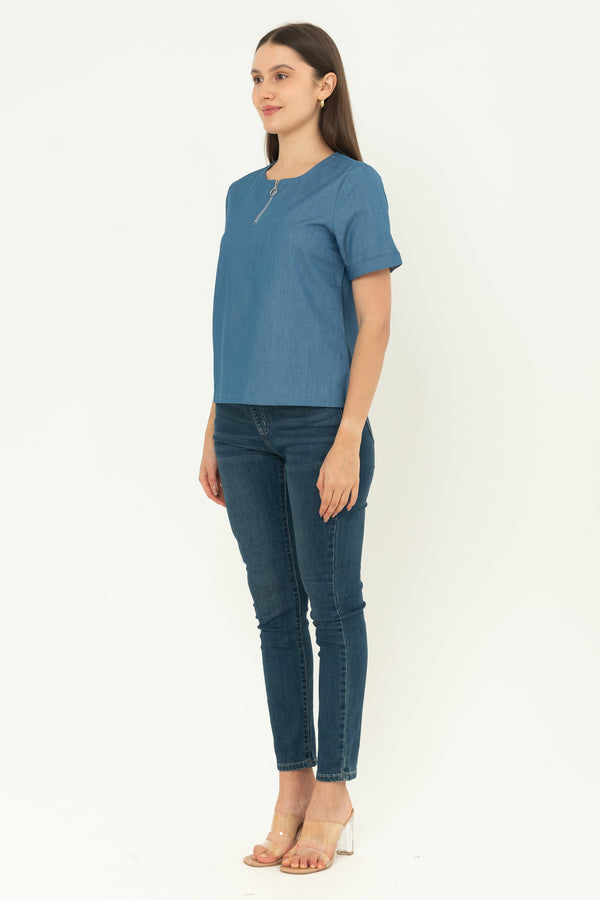 ANNABELLA - Denim Top 7487