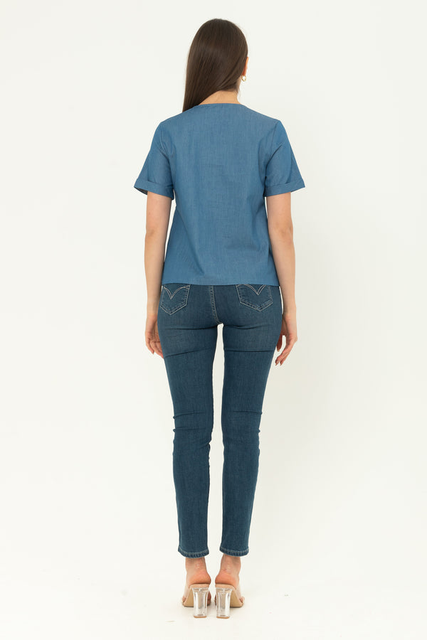 ANNABELLA - Denim Top 7487