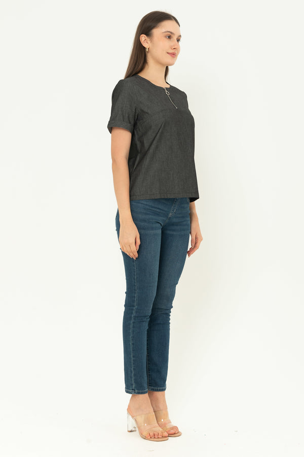 ANNABELLA - Denim Top 7487