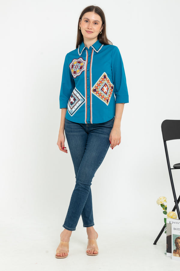 SISTER'S - Cotton Shirt (Katun) C1518 CAP