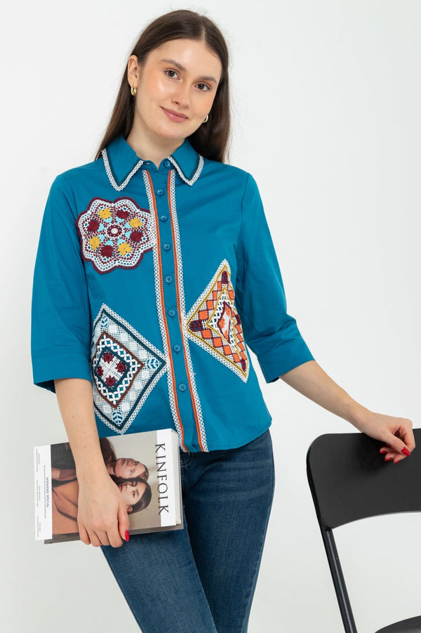 SISTER'S - Cotton Shirt (Katun) C1518 CAP