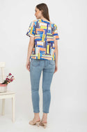 SISTER'S - Cotton Denim Combed Top (Katun Kombi Denim) Y6321 ZE
