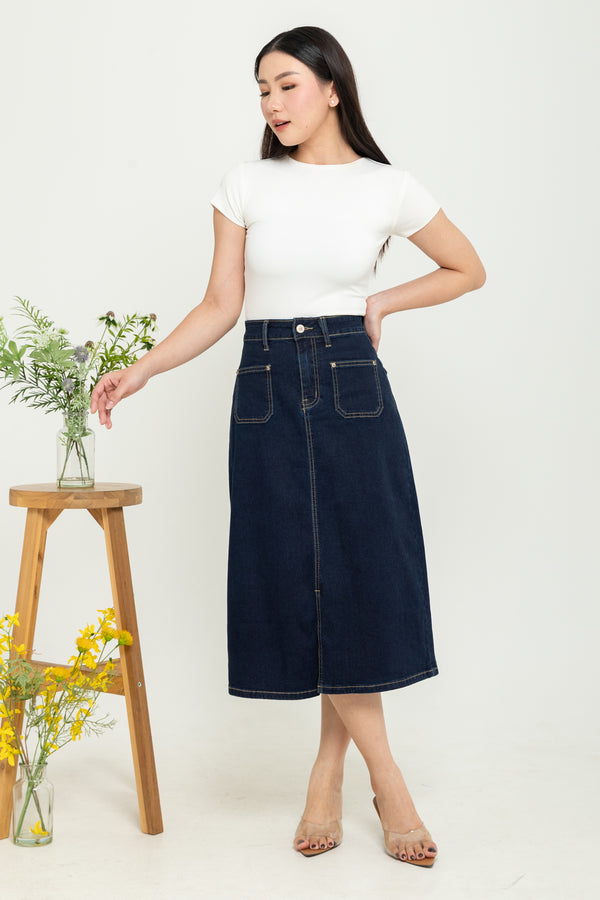2023 - Jeans Skirt (Rok Jeans) S384 JS