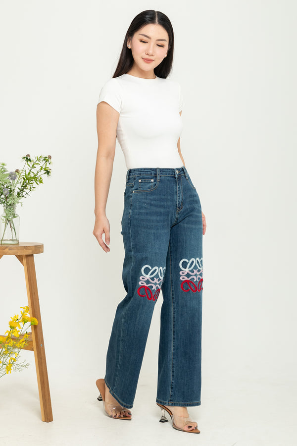 2023 - Kulot Jeans (Celana Jeans Kulot) S389 JS