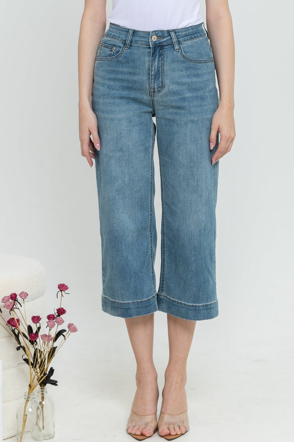 2023 - Culottes Jeans (Celana Jeans Kulot 7/8) S390 JS