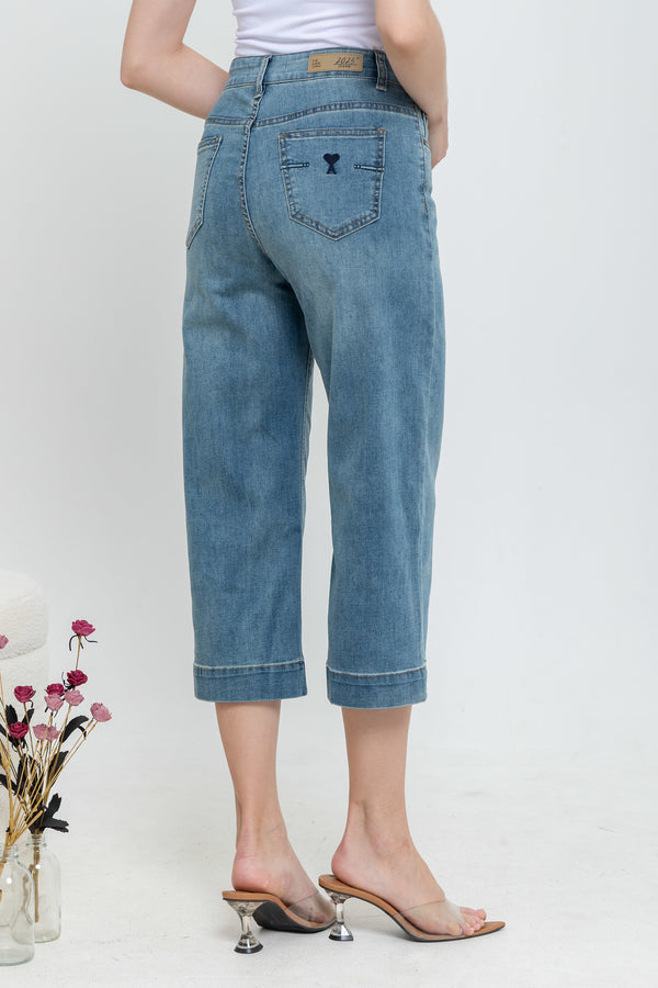 2023 - Culottes Jeans (Celana Jeans Kulot 7/8) S390 JS