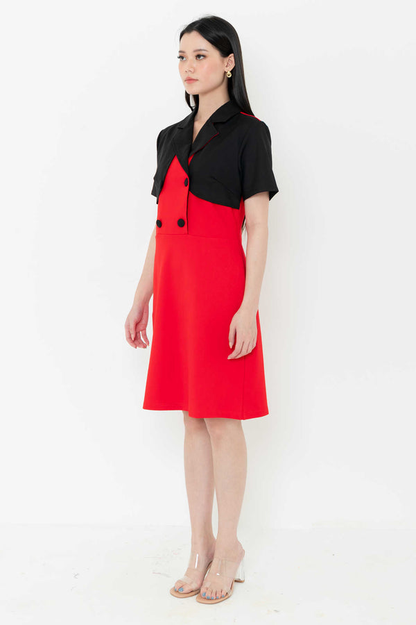 N2 - Cotton with Cotton Combed Dress (Kaos Kombi Katun) 7267