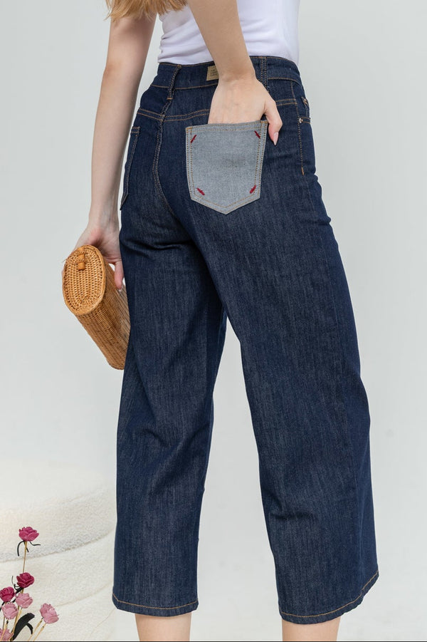 2023 - Culottes Jeans (Celana Jeans Kulot) S394 JS