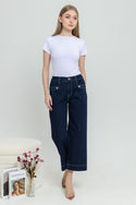 2023 - Culottes Jeans (Celana Jeans Kulot 7/9) S399 JS