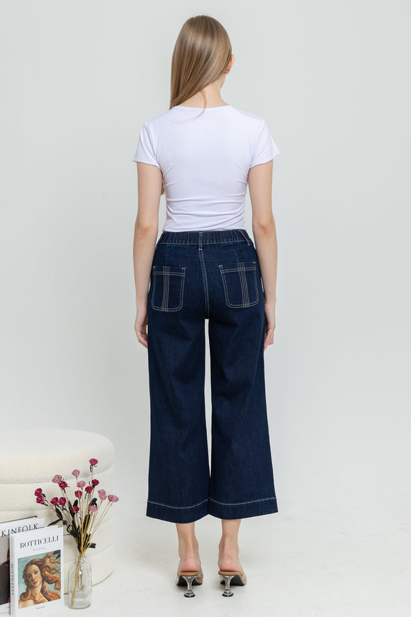 2023 - Culottes Jeans (Celana Jeans Kulot 7/9) S399 JS