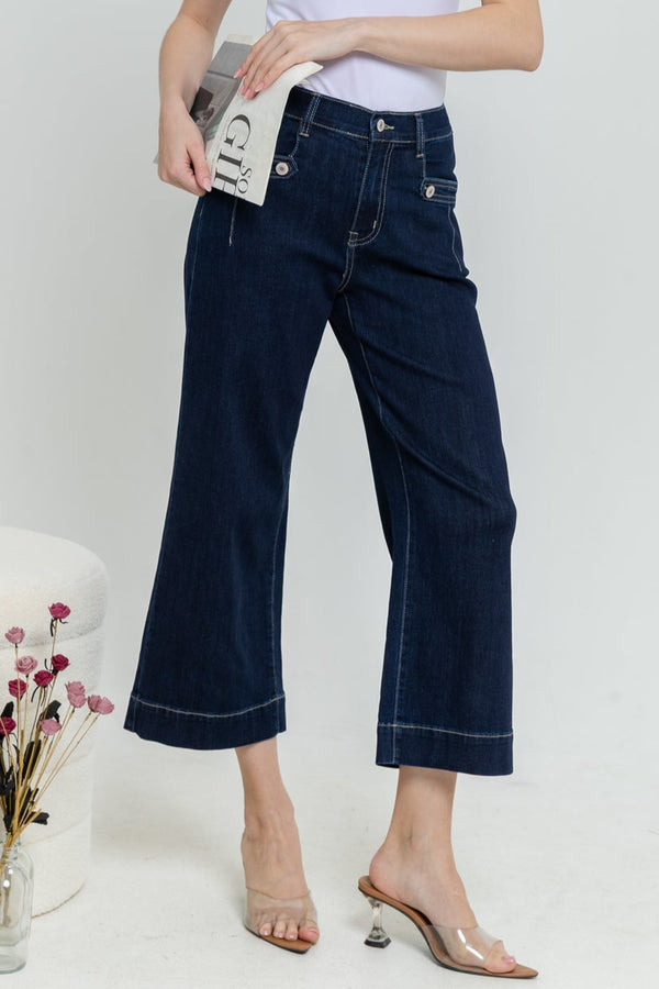 2023 - Culottes Jeans (Celana Jeans Kulot 7/9) S399 JS