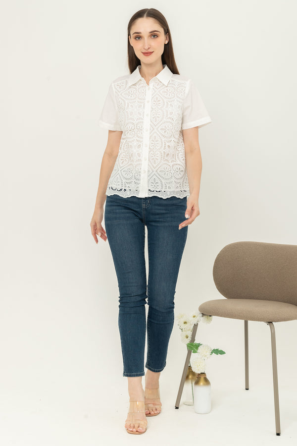 SISTER'S -  Cotton with Cotton Combed Top  (Brukat Kombi Katun) C1492 CAP