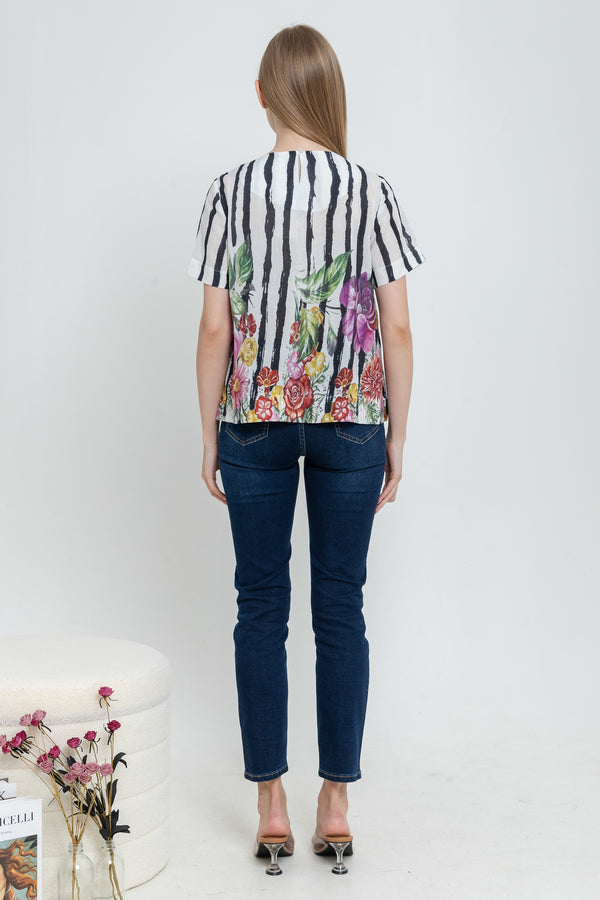 SISTER'S - Cotton Linen Top (Katun Linen) N557 ZE