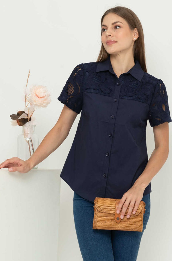SISTER'S - Cotton Shirt (Katun) C4936 CAP