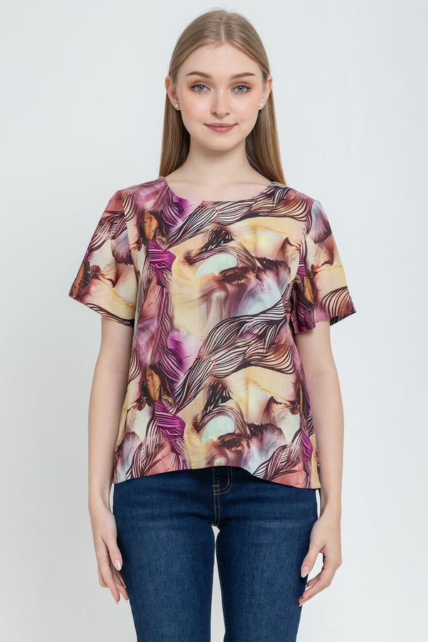 SISTER'S - Cotton Linen Top (Katun Linen) N539 ZE