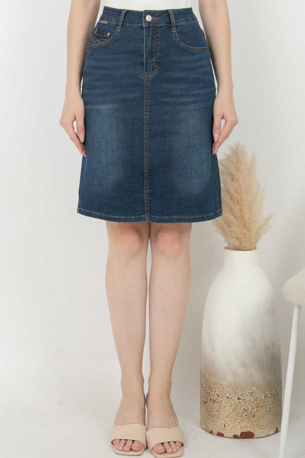 2023 - Jeans Skirt (Rok Jeans) S304 JS