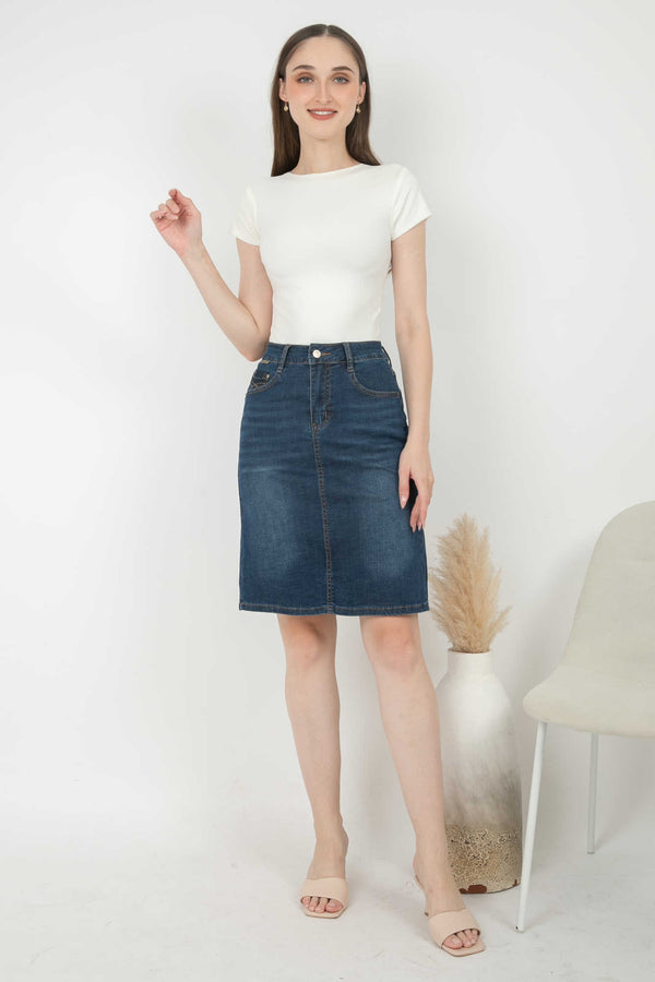 2023 - Jeans Skirt (Rok Jeans) S304 JS