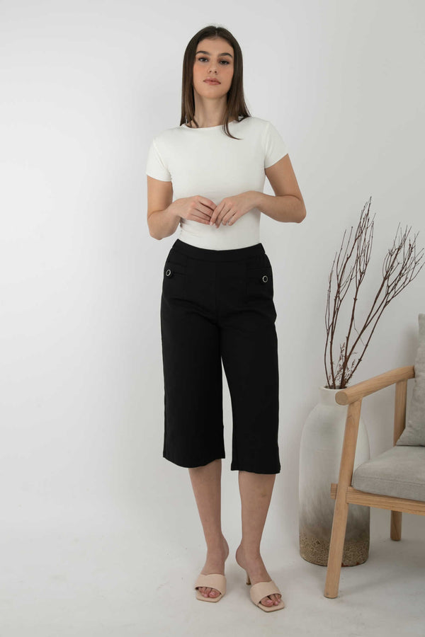 SISTER'S - Japanese Cotton Culottes Pants  7/8 (Celana Katun Jepang) 6963 ZE