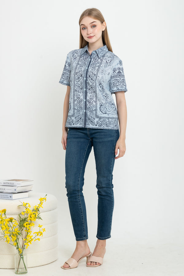 SISTER'S - Cotton Linen Top (Katun Linen) Y9409 ZE
