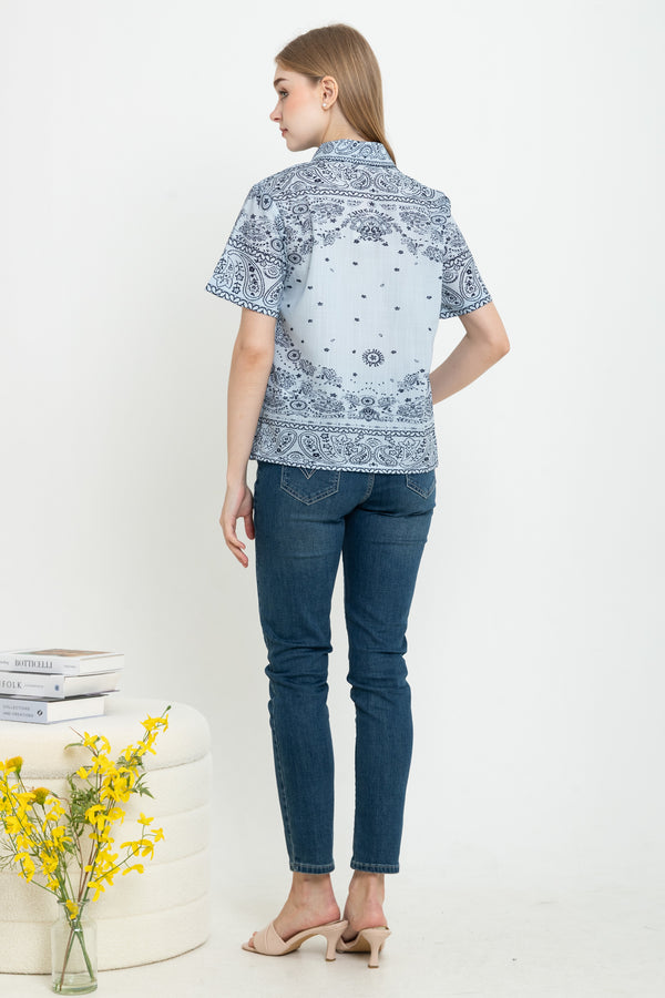 SISTER'S - Cotton Linen Top (Katun Linen) Y9409 ZE
