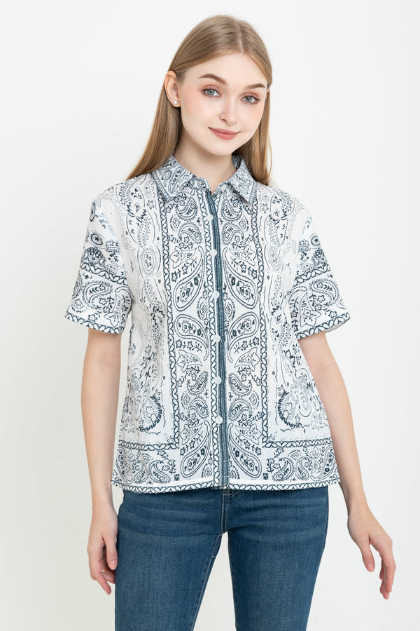SISTER'S - Cotton Linen Top (Katun Linen) Y9409 ZE