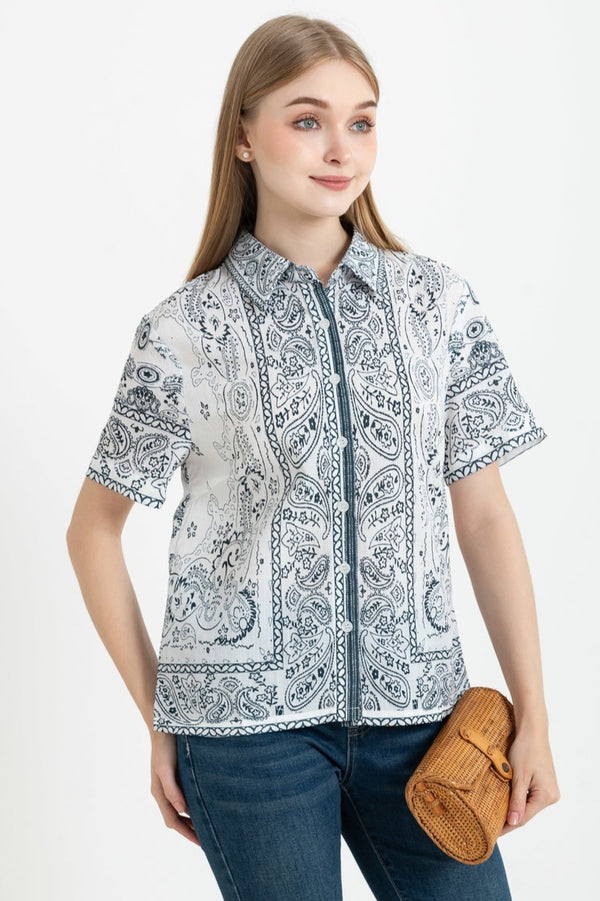 SISTER'S - Cotton Linen Top (Katun Linen) Y9409 ZE
