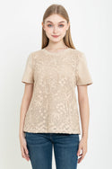 SISTER'S  - Brocode with Cotton Combed Top  (Brukat Kombi Kaos ) S3744  JS