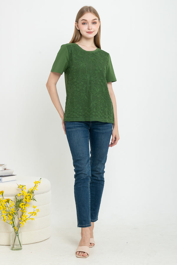 SISTER'S  - Brocode with Cotton Combed Top  (Brukat Kombi Kaos ) S3744  JS