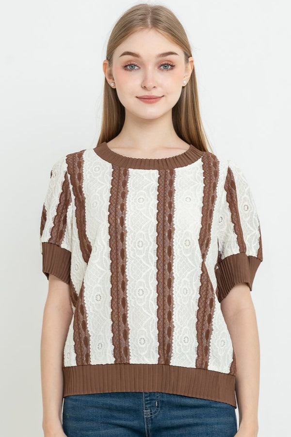 SISTER'S - Cotton with Lace Lining Top (Renda Furing Katun) J802 JS