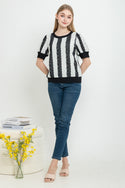 SISTER'S - Cotton with Lace Lining Top (Renda Furing Katun) J802 JS