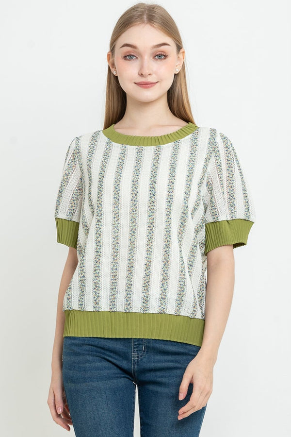 SISTER'S - Cotton with Lace Lining Top (Renda Furing Katun) J801 JS