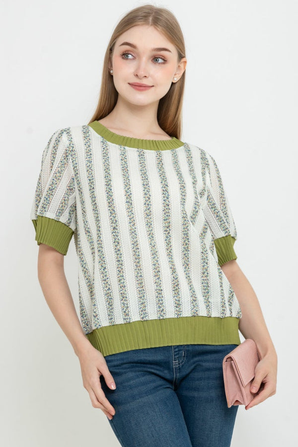SISTER'S - Cotton with Lace Lining Top (Renda Furing Katun) J801 JS