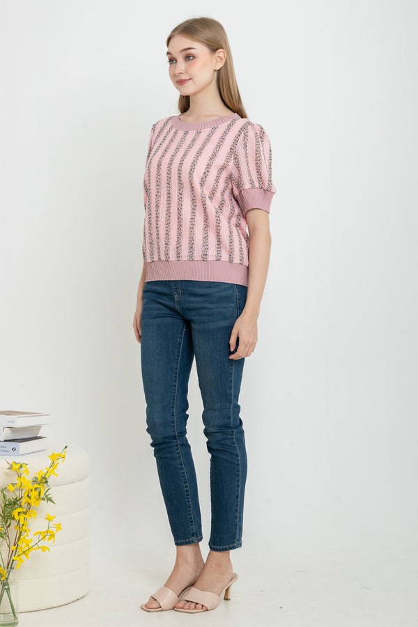 SISTER'S - Cotton with Lace Lining Top (Renda Furing Katun) J801 JS