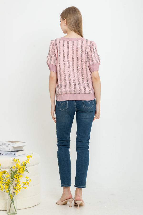 SISTER'S - Cotton with Lace Lining Top (Renda Furing Katun) J801 JS